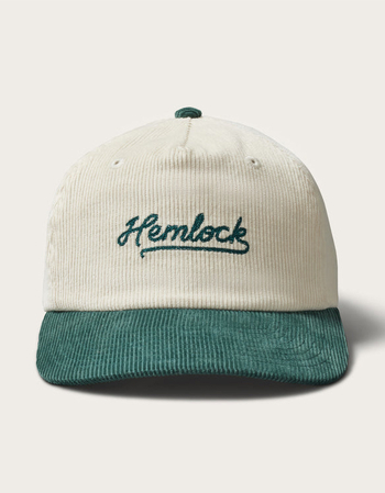 HEMLOCK HAT CO. Wesley Corduroy Snapback Hat Alternative Image