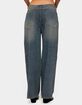 EDIKTED Elia No Waistband Low Rise Baggy Jeans image number 3