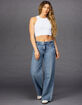 RSQ Womens Mid Rise Wide Leg Jeans image number 1
