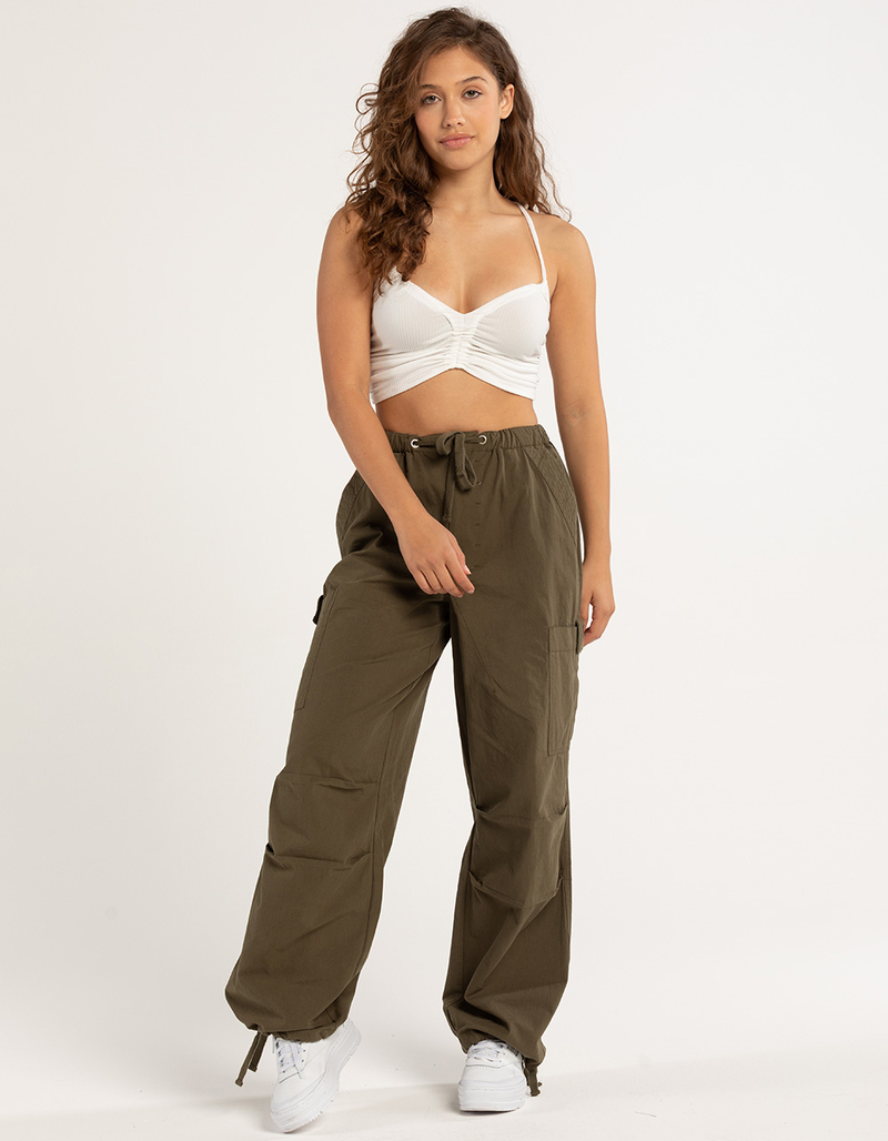 RSQ Womens Low Rise Parachute Pants image number 4