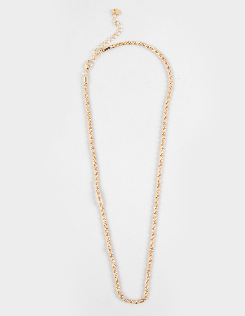 RSQ Mens 2.5mm Rope Chain Necklace image number 0