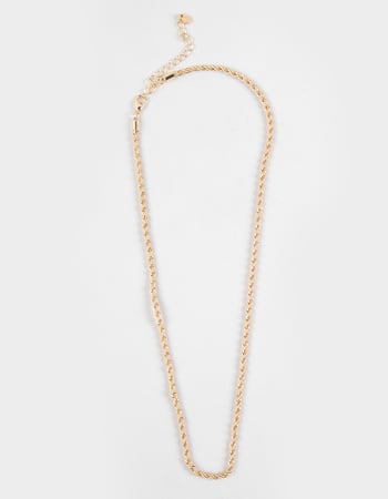 RSQ Mens 2.5mm Rope Chain Necklace Primary Image