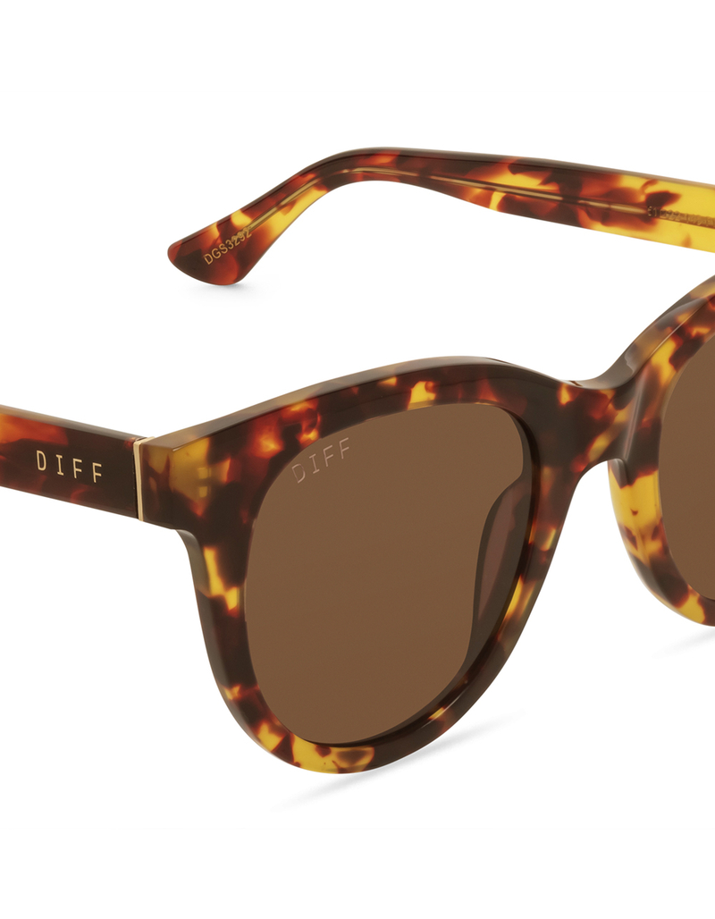 DIFF EYEWEAR Shay Amber Tortoise Sunglasses image number 2