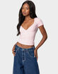 EDIKTED Katia V-Neck Top image number 1