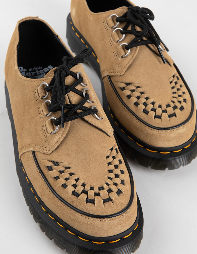 DR. MARTENS Ramsey Creeper Shoes - SAND/BLACK
