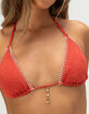 DAMSEL Stitch Triangle Bikini Top image number 3