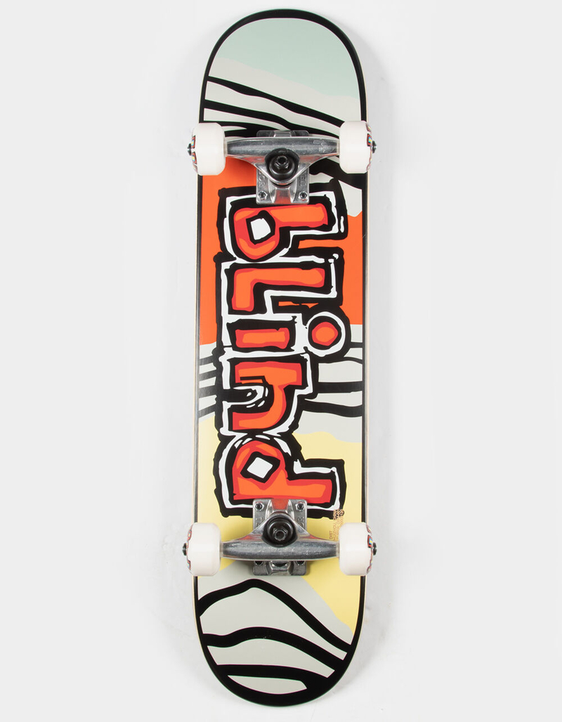 BLIND OG Tiger Stripe  7.0" Youth Complete Skateboard image number 0
