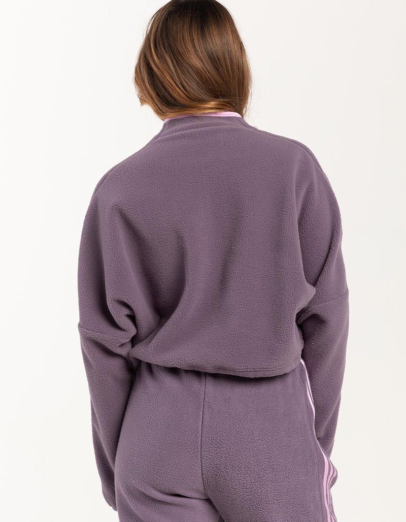 ADIDAS Tiro Half-Zip Polar Fleece Womens Sweatshirt image number 3