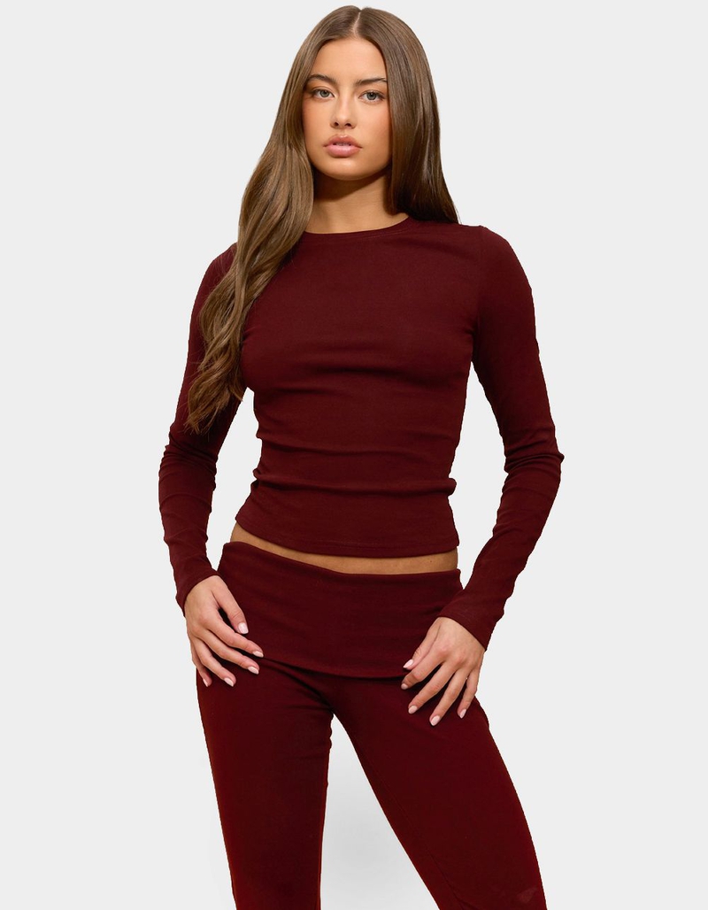 EDIKTED Ivanne Long Sleeve Tee image number 0