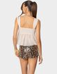 EDIKTED Bowe Babydoll Mesh Top image number 5