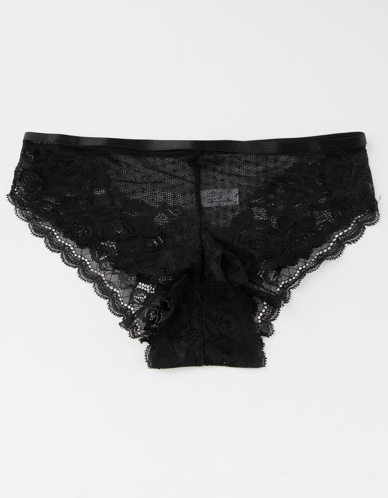 FULL TILT Lace Hipster Black Panties image number 0