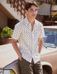 RSQ Mens Floral Button Up Shirt image number 8