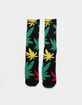 HUF Abstract Plantlife Mens Crew Socks image number 1