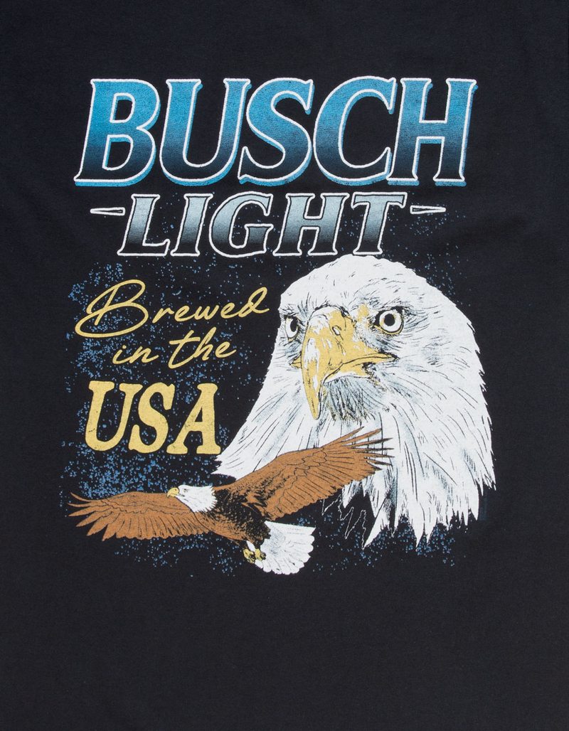 JUNK FOOD Busch Light USA Eagle Flea Market Mens Tee image number 1