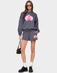 EDIKTED Orchid Babe Sweat Shorts image number 5