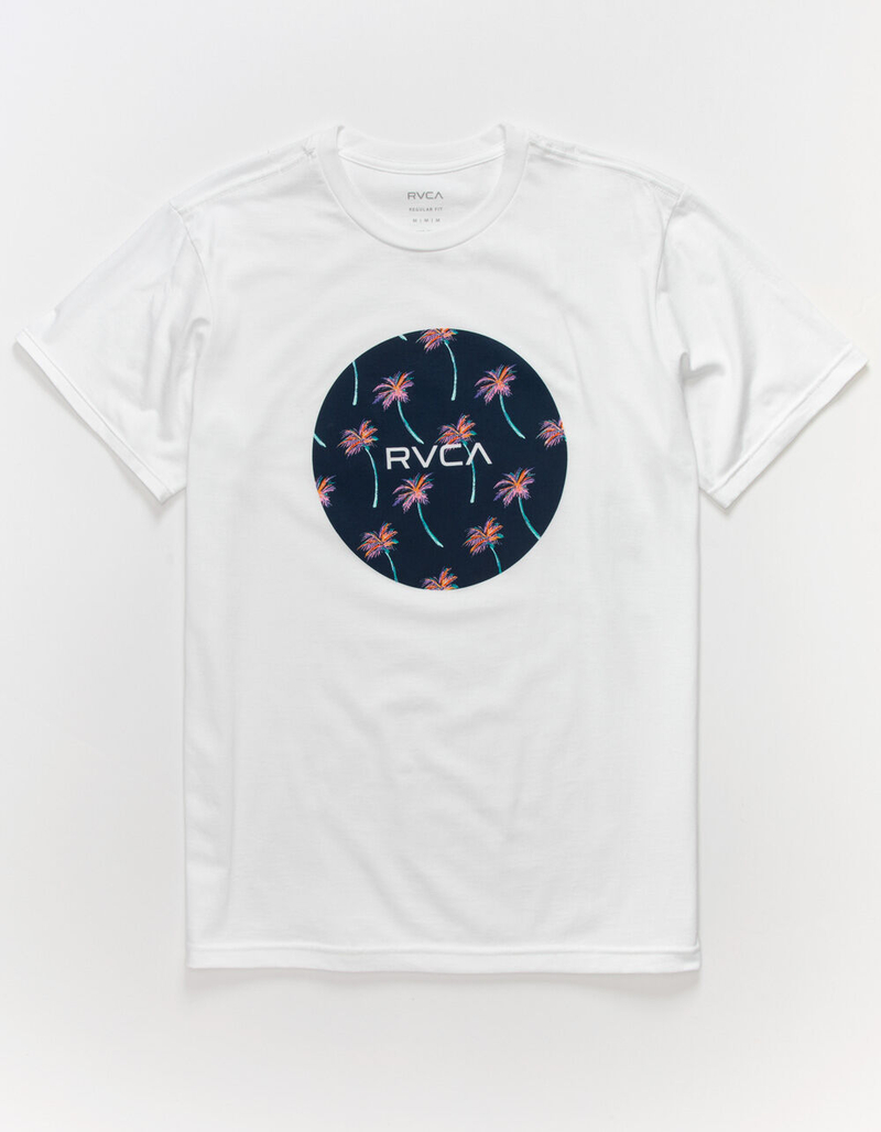 RVCA Motors Fill Mens White T-Shirt image number 0
