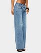 EDIKTED Dale Low Rise Straight Leg Stretchy Jeans image number 2