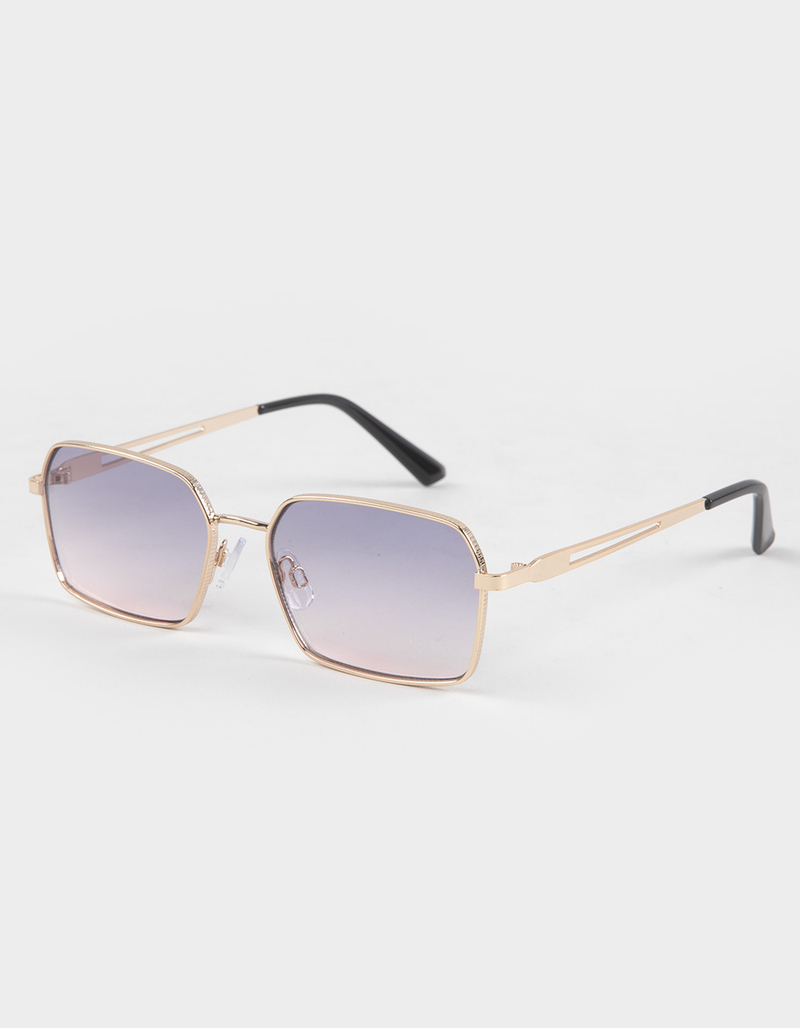 RSQ Square Metal Sunglasses image number 0