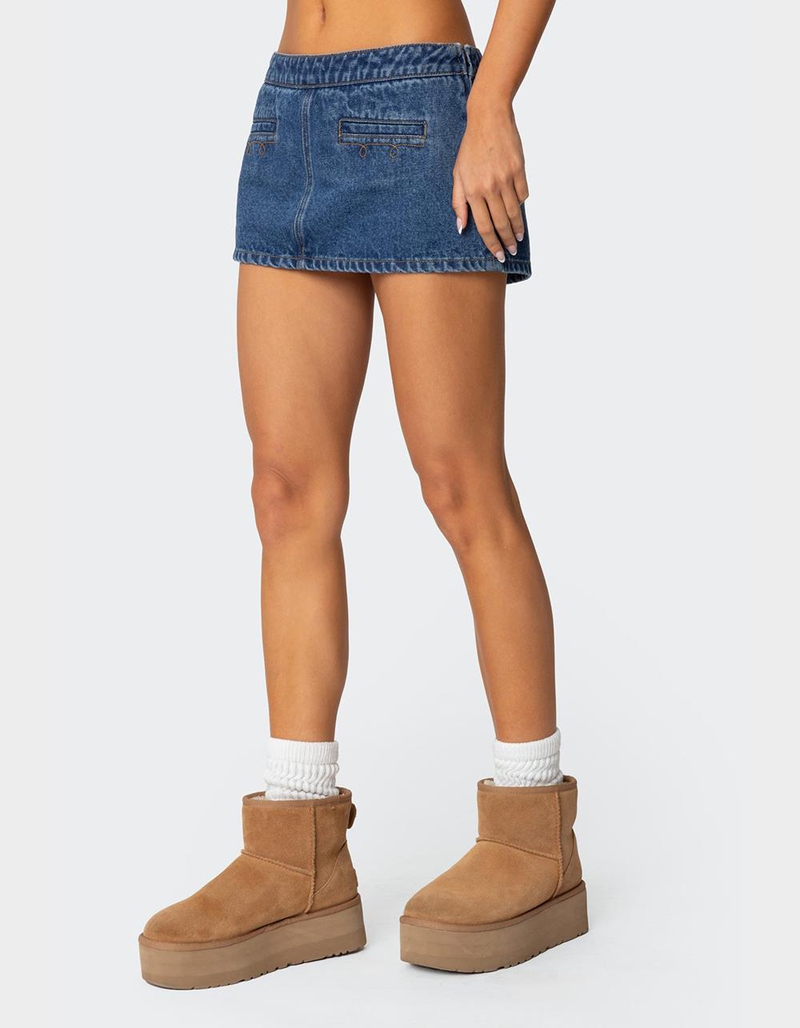 EDIKTED Anita Denim Mini Skort image number 2