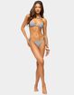 EDIKTED Tora Reversible Polka Dot String Bikini Bottoms image number 4