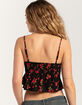 FULL TILT Ruffle Cherry Womens Babydoll Top image number 4
