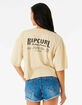 RIP CURL Escape To Paradise Womens Oversized Crop Tee image number 4