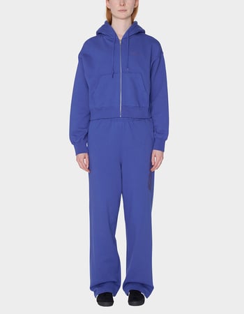 OBEY League Cropped Womens Zip Hoodie Alternative Image