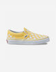VANS Checkerboard Classic Slip-On Aspen Gold & True White Kids Shoes image number 2