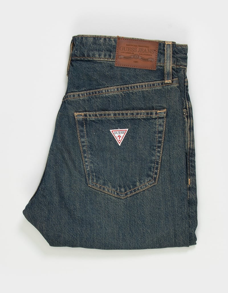 GUESS JEANS G16 Mens Straight Jeans VINTAGE MED Tillys
