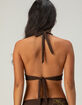 DAMSEL Textured Halter Bikini Top image number 4
