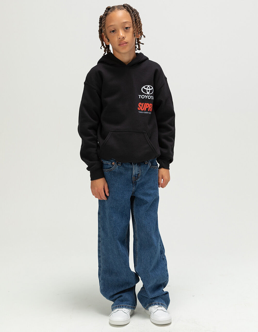 TOYOTA Supra Boys Hoodie - BLACK - L | Tillys