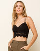 FREE PEOPLE Ilektra Black Bralette image number 1
