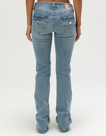 TRUE RELIGION Becca Mid Rise Big T Womens Bootcut Jeans Alternative Image