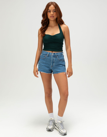 TILLYS Butter Soft Double Layer Womens Halter Top Alternative Image