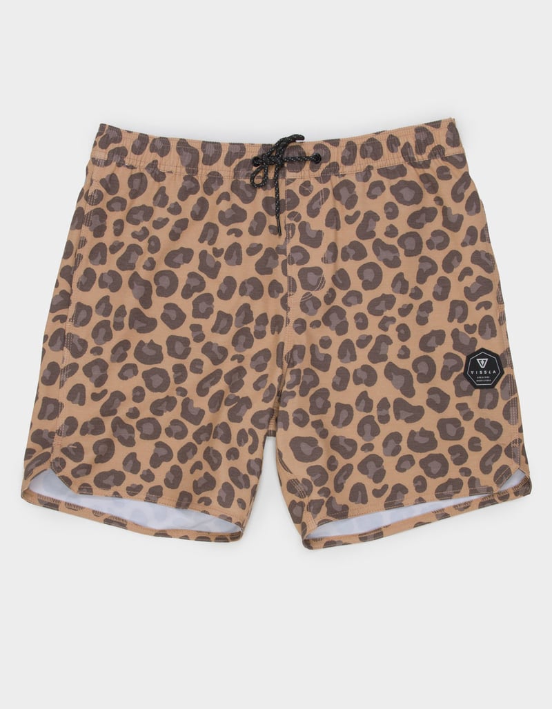 VISSLA Big Cat Mens 16.5" Volley Shorts image number 0