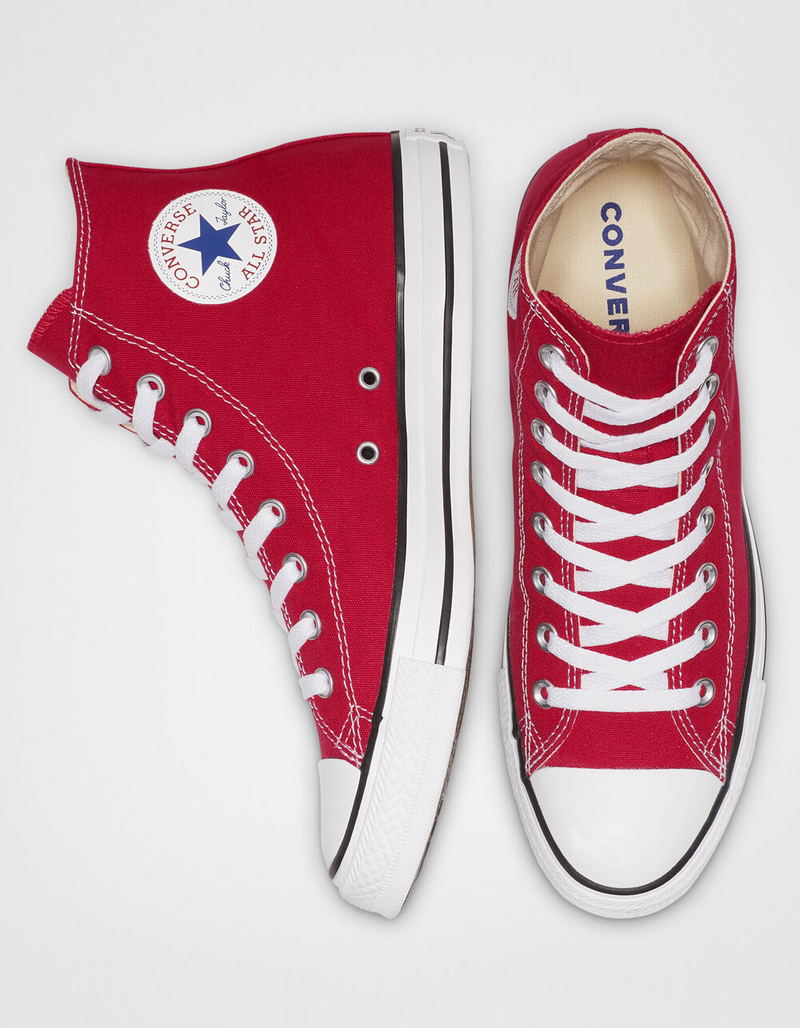 CONVERSE Chuck Taylor All Star High Top Shoes - RED - M7.5 / W9.5 