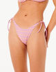 RIP CURL Isles Plaid Tie Side Skimpy Bikini Bottoms image number 3