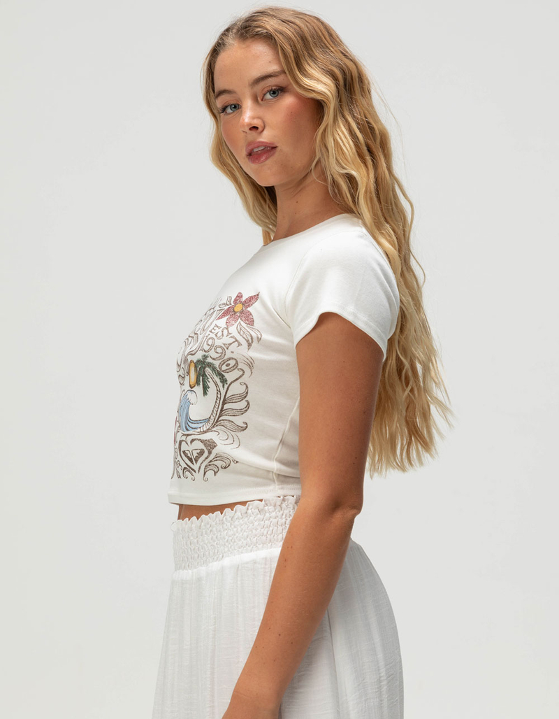 ROXY Scenic Doodle Womens Baby Tee image number 2