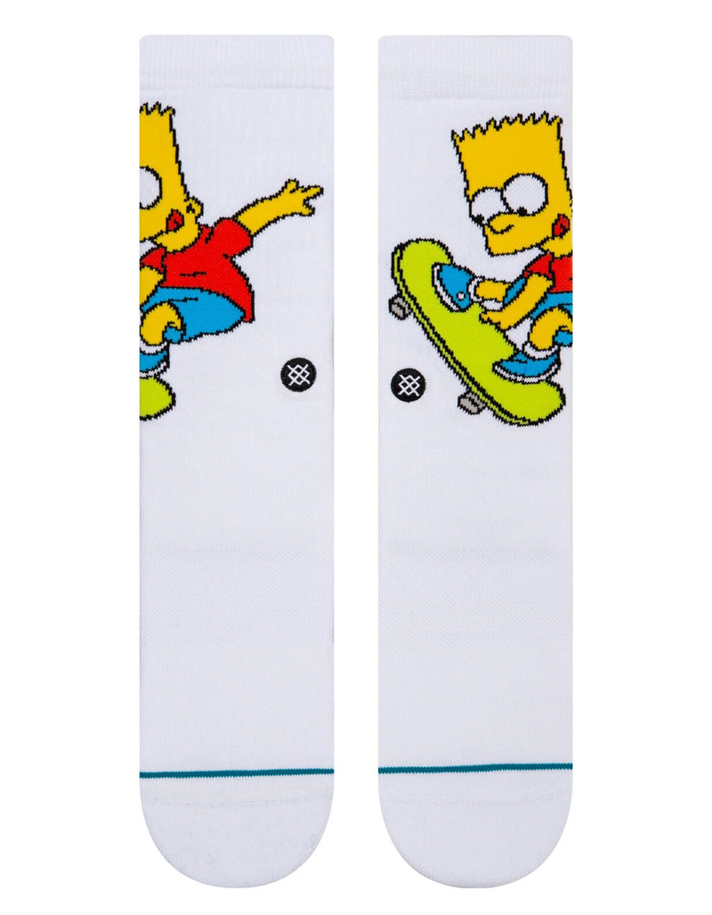 STANCE Bart Simpson Mens Crew Socks image number 1