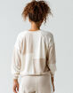 BLU PEPPER Patchwork Womens Sweatshirt image number 3