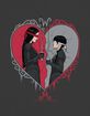 WEDNESDAY Face To Face Heart Womens Baby Tee image number 2