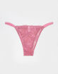 FULL TILT Floral Allover Lace Cheeky Panties image number 2