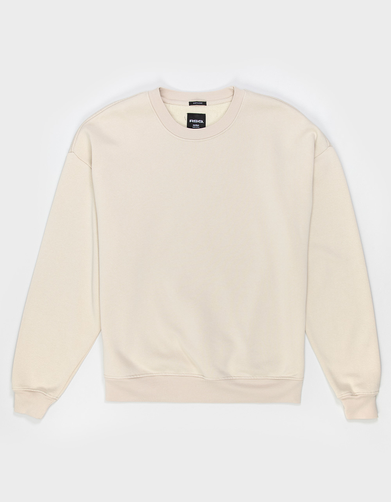 RSQ Mens Washed Oversized Crewneck Sweatshirt image number 1