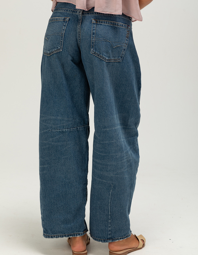 BDG Urban Outfitters Kayla Cocoon Womens Low Rise Barrel Jeans image number 3