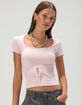 RSQ Womens Banded Bottom Sweater Top image number 1