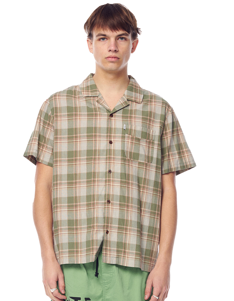 MISFIT SHAPES Final Zodiac Mens Button Up Shirt image number 0