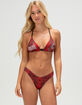 AFFLICTION Lola High Leg Bikini Bottoms image number 1