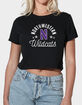 NORTHWESTERN UNIVERSITY Wildcats Womens Cropped Tee image number 1