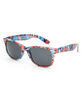 BLUE CROWN Tie Dye Wayfarer Kids Sunglasses image number 1