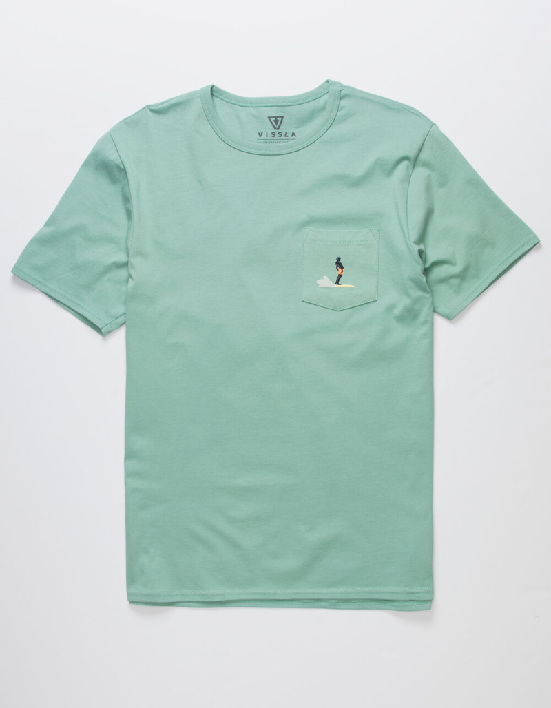 VISSLA Cruzzy Eco Mens Pocket Tee image number 1